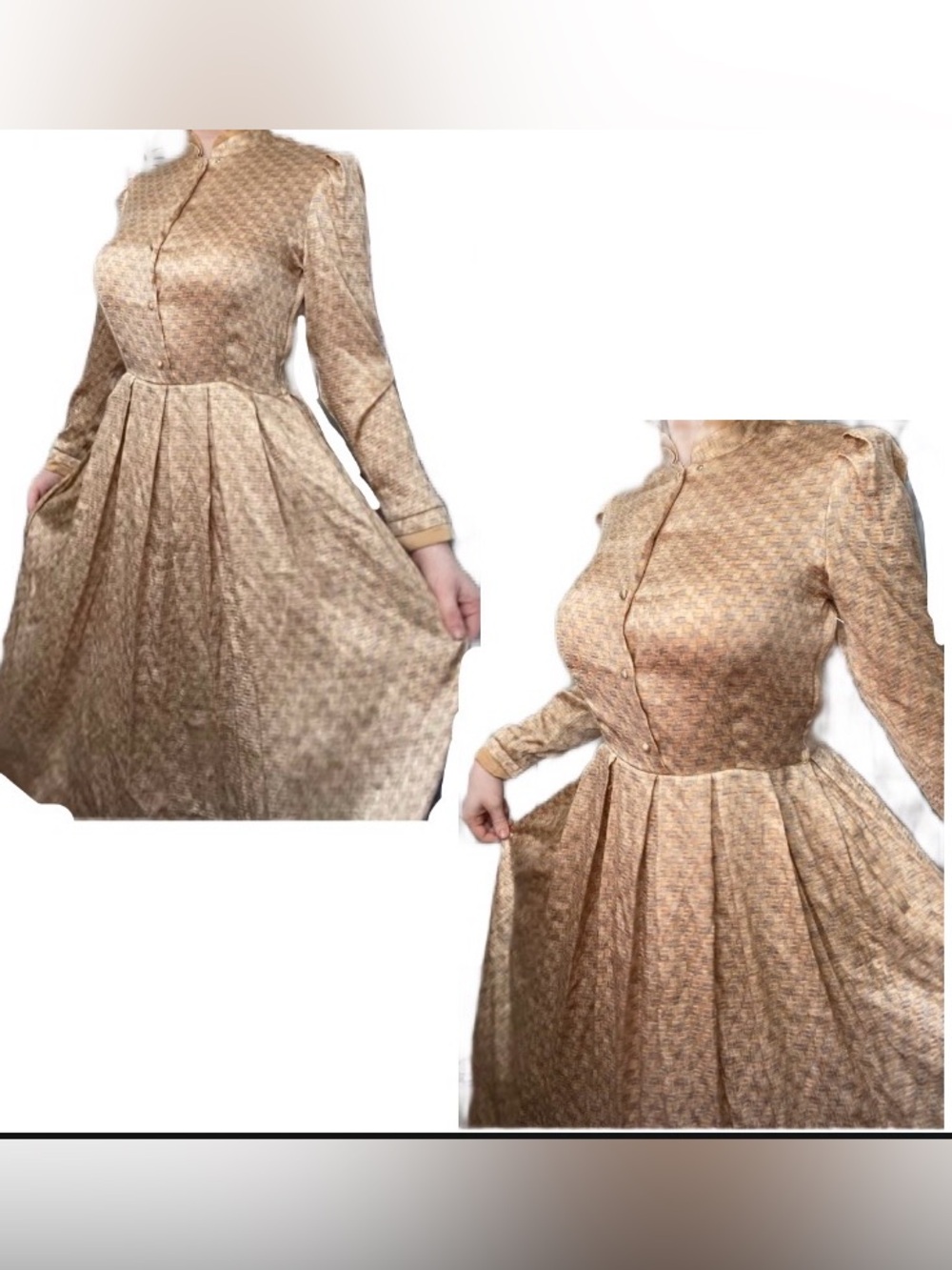 Designer Soo Yung Lee vintage 100% silk dress